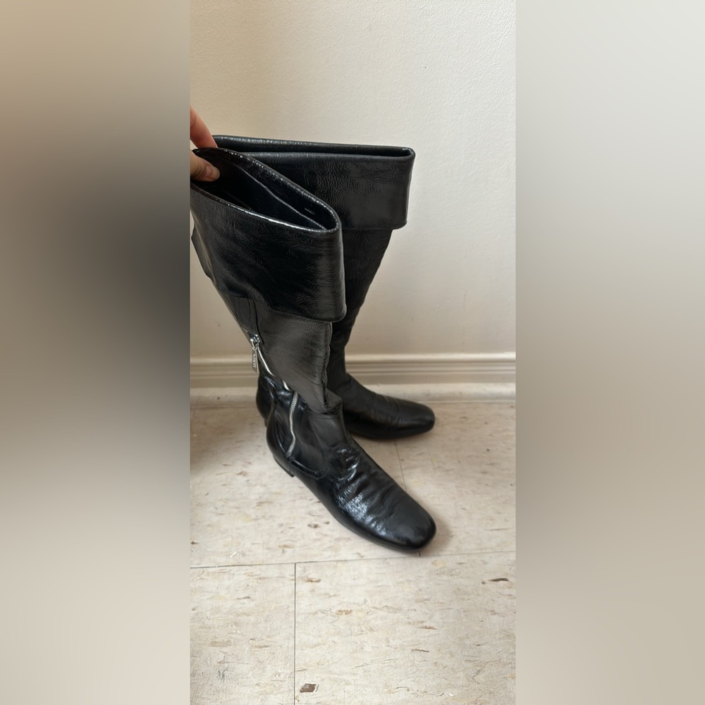 Guess by Marciano vintage patent leather boots